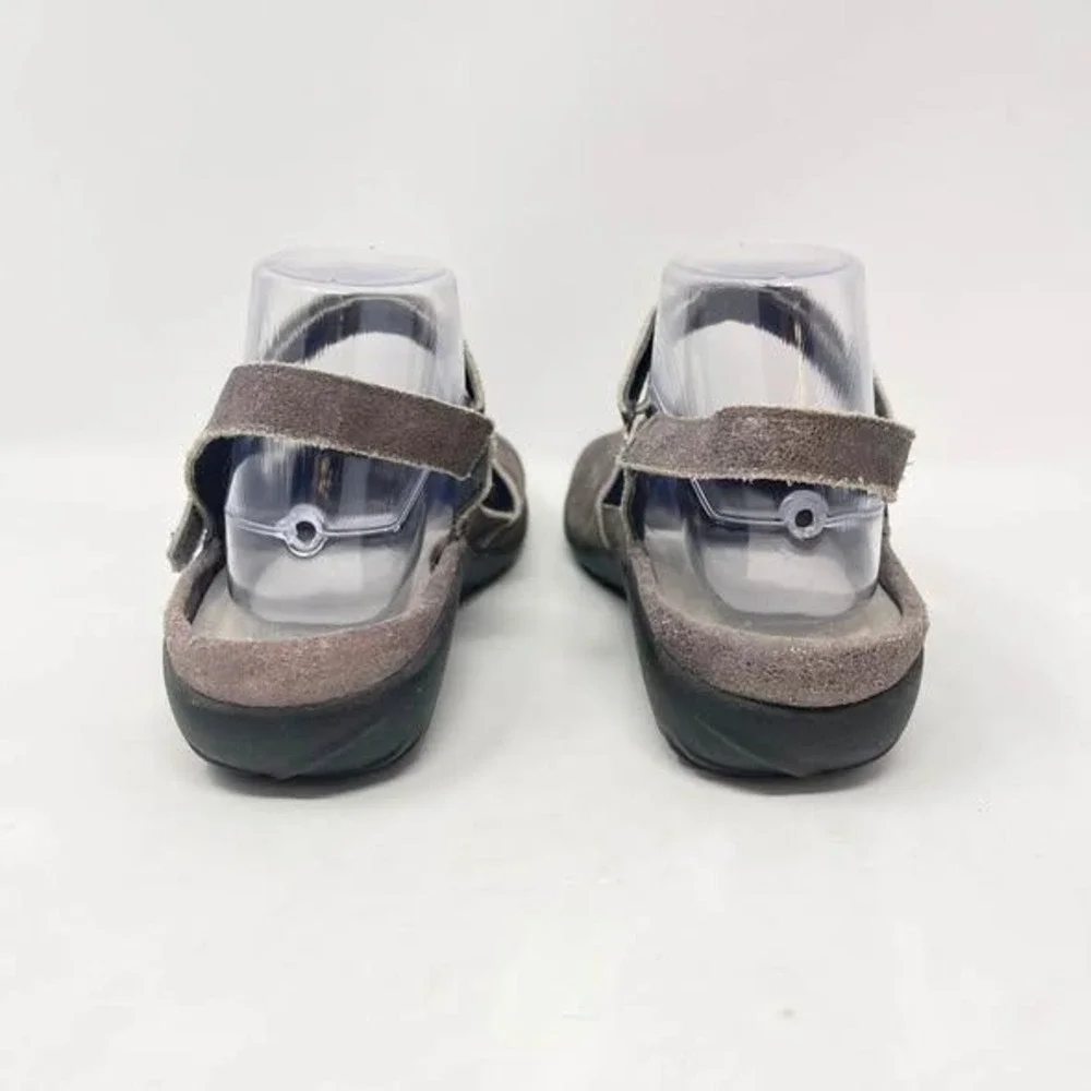 Naot Arataki Slingback Mary Jane Comfort Shoe Womens 41 Gray Shimmer Strappy